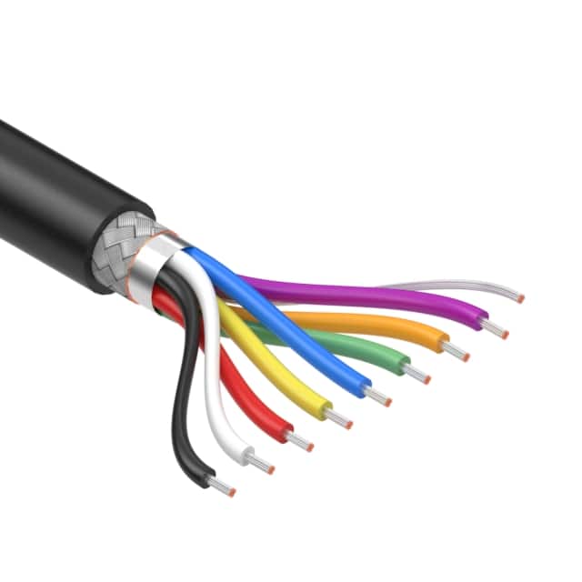 30-01610 CABLE 8COND 22AWG BLACK SHLD