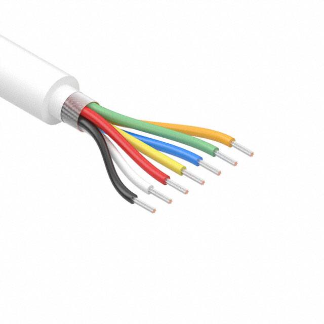 30-01151 CABLE 7CON 24AWG WHT SHLD 502'