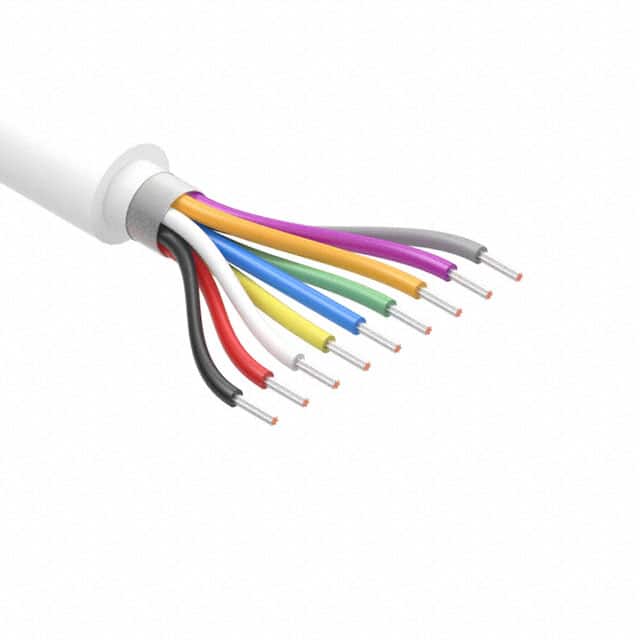 30-01181 CABLE 9CON 24AWG WHT SHLD 502'