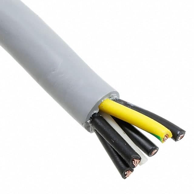 80062 SL005 CABLE 5COND 12AWG SLATE 100'