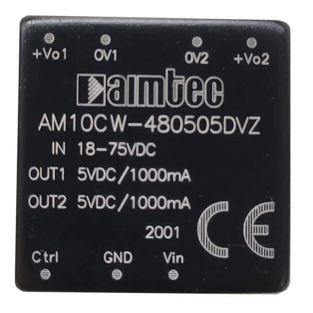 AM10CW-480505DVZ DC DC CONVERTER 2X5V 10W