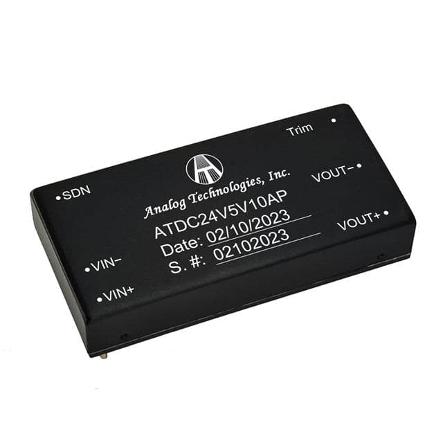 ATDC24V5V10AP ISOLATED 50W DC-DC Converter