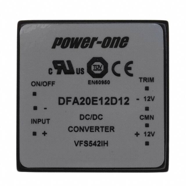 DFA20E12D12 DC DC CONVERTER +/-12V 20W