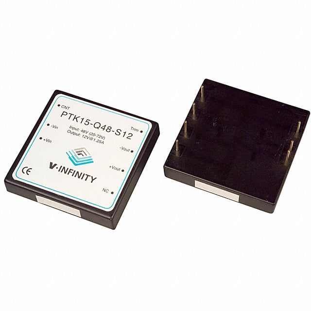 PTK15-Q48-S12 DC DC CONVERTER 12V 15W