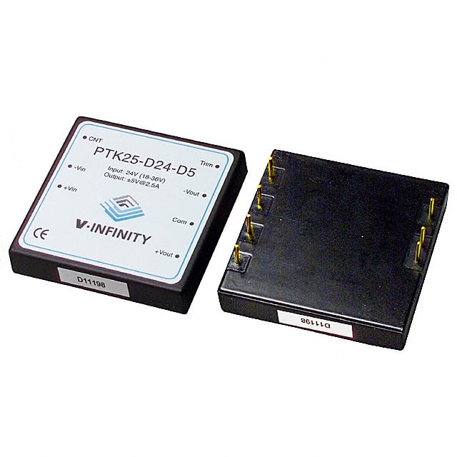PTK25-D24-D5 DC DC CONVERTER +/-5V 25W