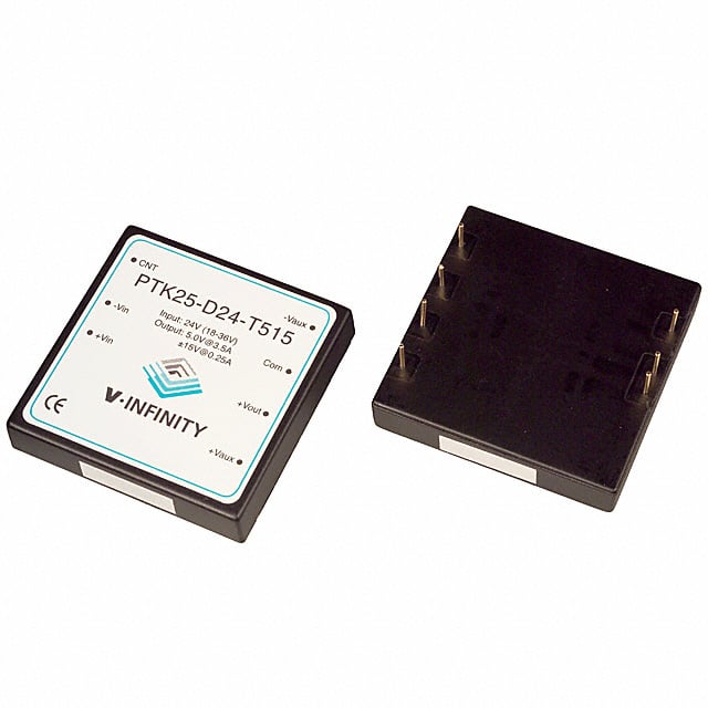 PTK25-D24-T515 DC DC CONVERTER 5V +/-15V 25W