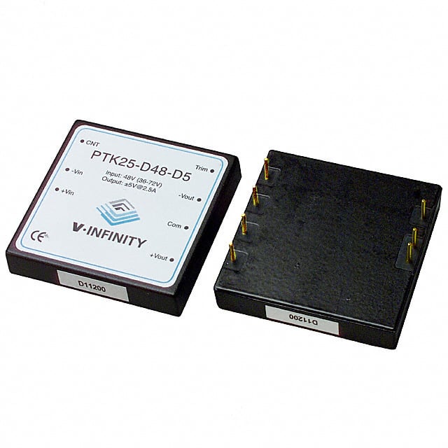 PTK25-D48-D5 DC DC CONVERTER +/-5V 25W