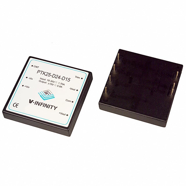 PTK25-D24-D15 DC DC CONVERTER +/-15V 25W
