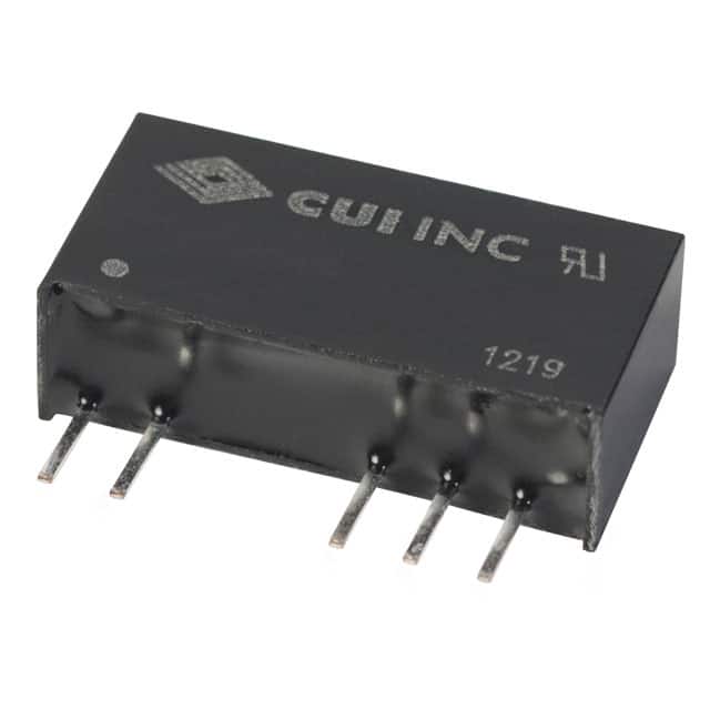 VESD1-S12-D5-SIP DC DC CONVERTER +/-5V 1W