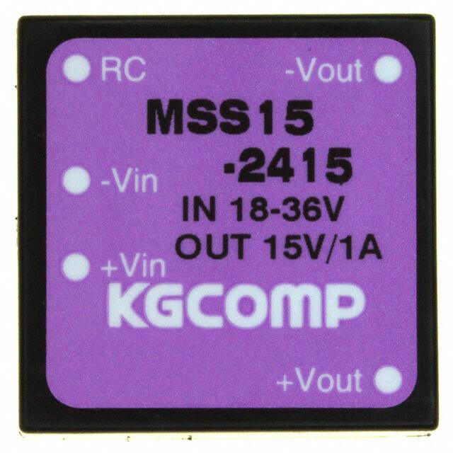 MSS15-2415 DC DC CONVERTER 15V 15W