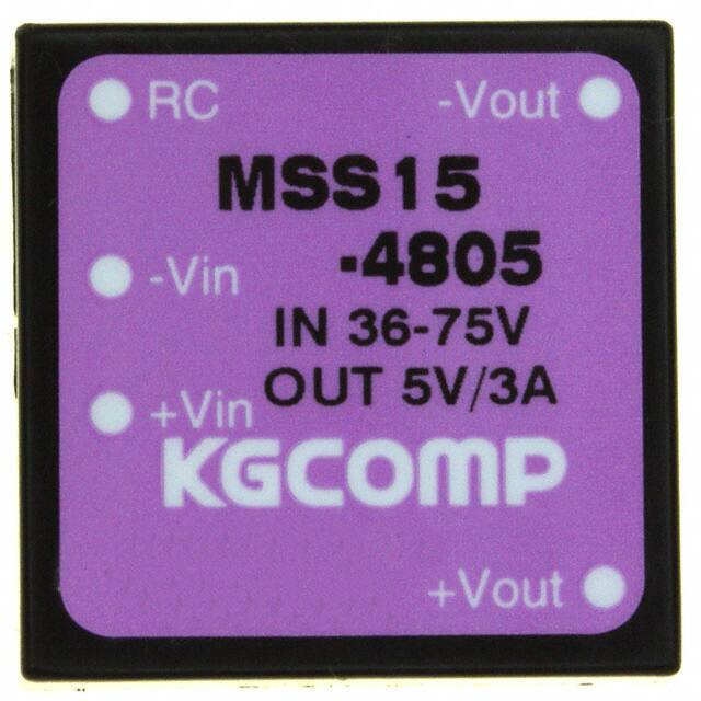 MSS15-4805 DC DC CONVERTER 5V 15W