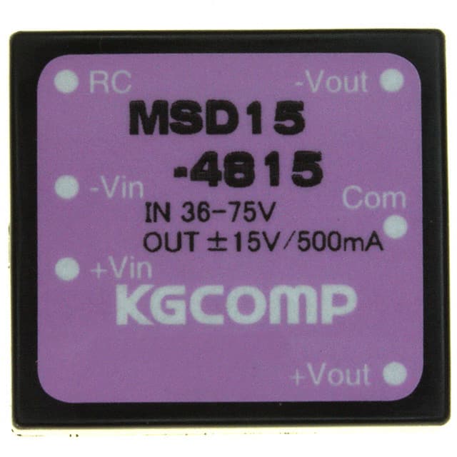 MSD15-4815 DC DC CONVERTER +/-15V 15W