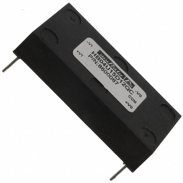 HB04U15D12QC DC DC CONVERTER +/-12V 4W