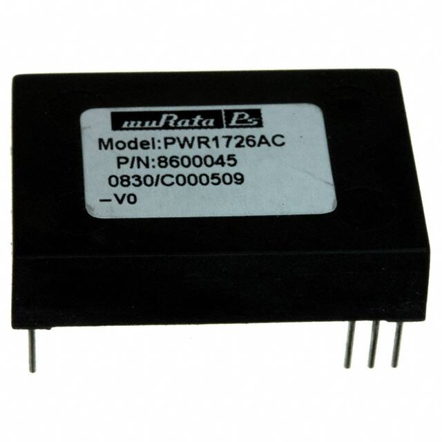 PWR1726AC DC DC CONVERTER +/-15V 1W