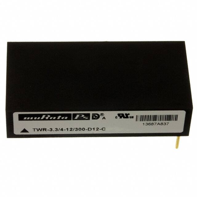 TWR-3.3/4-12/300-D12-C DC DC CONVERTER 3.3V +/-12V 20W