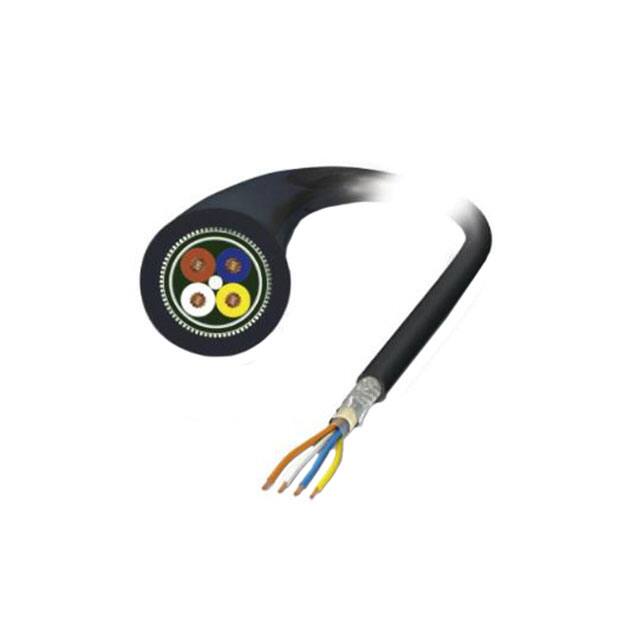 1416570 CABLE CAT5 4COND 22AWG BLK 100M