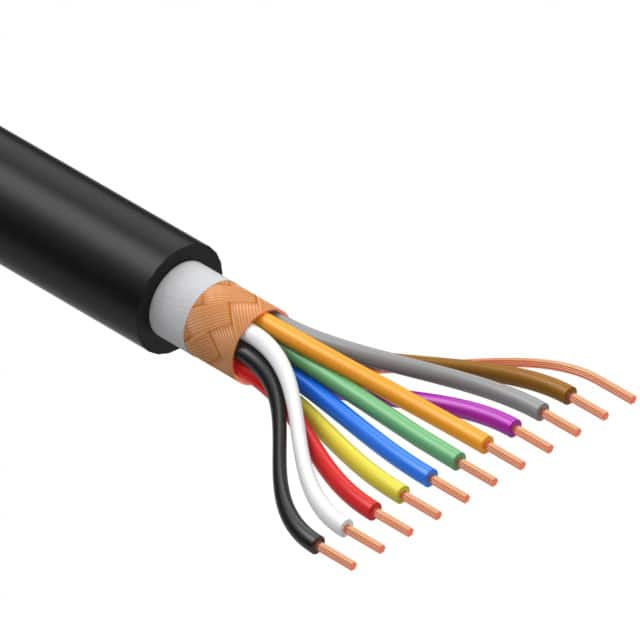 30-00945 CABLE 10COND 18AWG BLACK SHLD