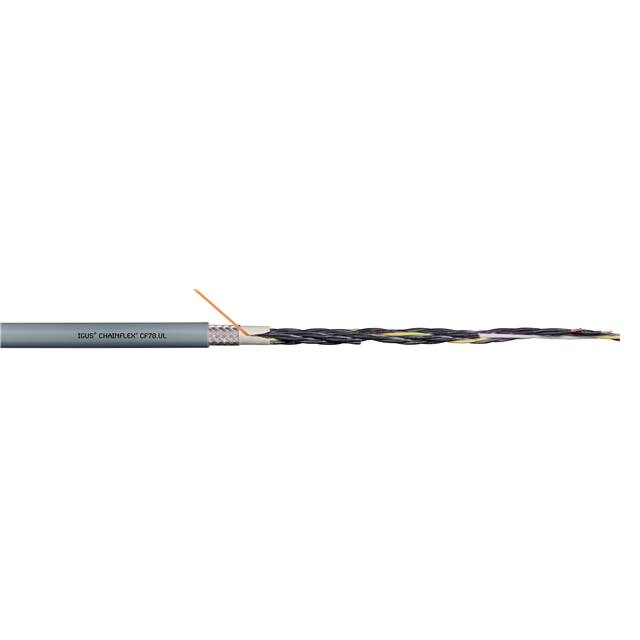 CF78-UL-05-12 CABLE 12CON 20AWG GRAY SHLD FEET