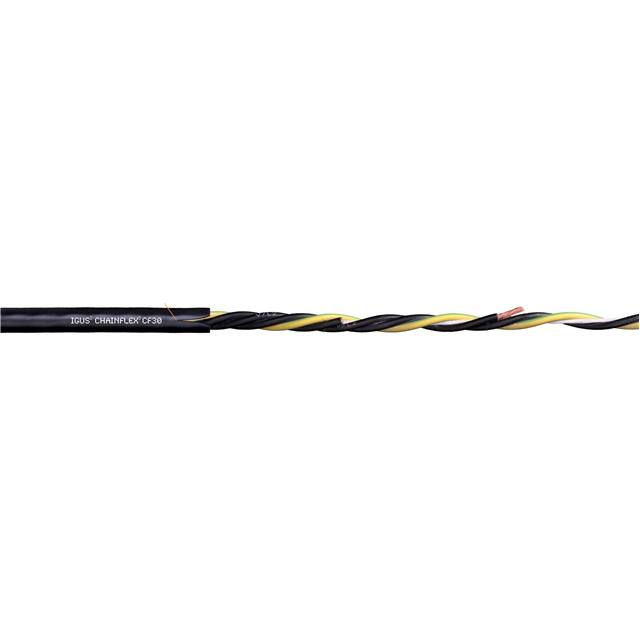CF30-25-04 CABLE 4COND 14AWG BLACK FEET