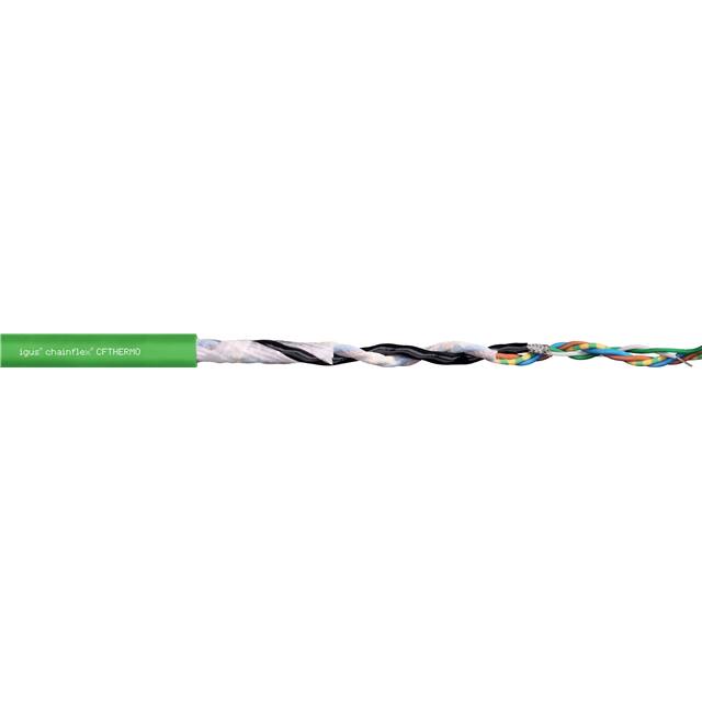 CFTHERMO-J-001 CABLE 2COND 24AWG BLACK 1=1FT