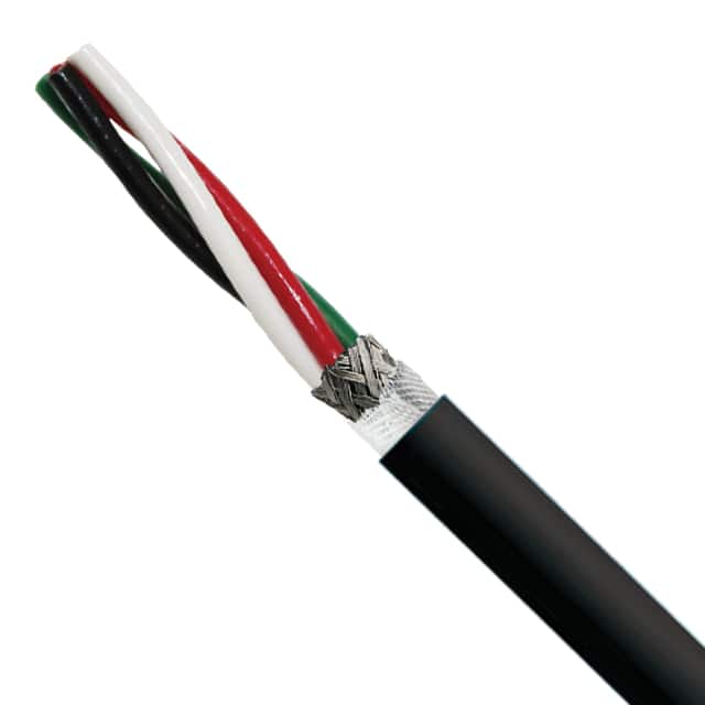 7952604 CABLE 4COND 26AWG BLACK 1=1FT