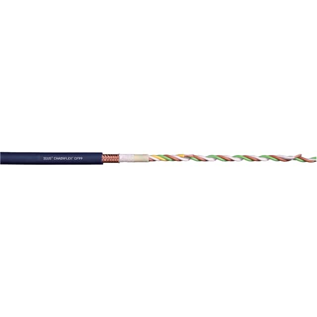 CF99-01-08 CABLE 8COND 26AWG BLU SHLD 1=1FT