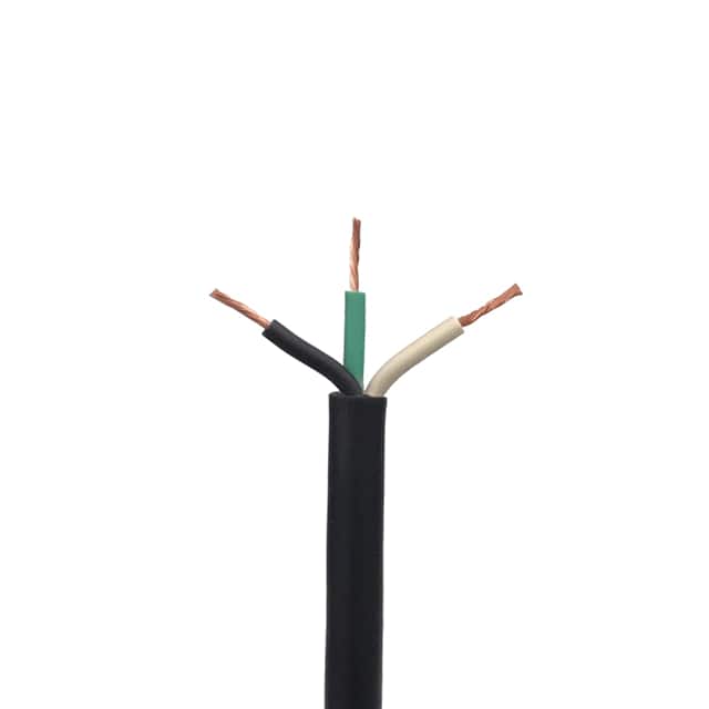 SOOW1603-10 CABLE 3COND 16AWG BLACK 10'