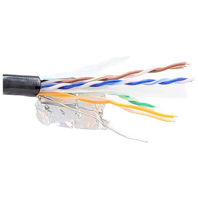 TR4-560BOU-250 CABLE CAT6 8COND 23AWG BLK 250'