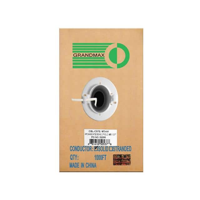 CBL-C57E-WT-AM CABLE CAT5E 8CON 24AWG WHT 1000'