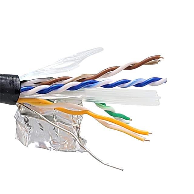 TR4-560BOU-500 CABLE CAT6 8COND 23AWG BLK 500'