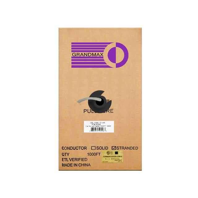 CBL-C58E-GY-AM CABLE CAT5E 8CON 24AWG GRY 1000'