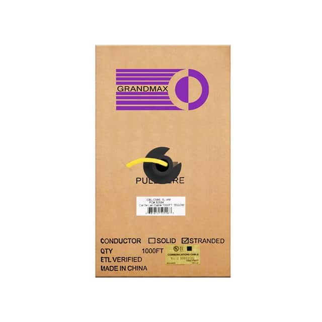 CBL-C58E-YL-AM CABLE CAT5E 8COND 24AWG YL 1000'