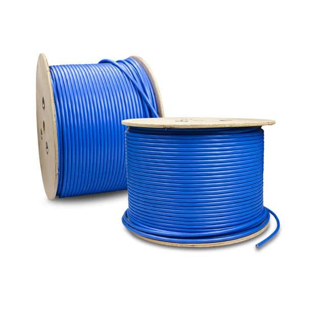CAT6AU-1000BL CABLE CAT6A 8CON 23AWG BLU 1000'