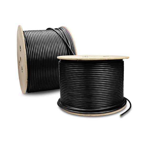 CAT6AS-1000BK CABLE CAT6 8COND 23AWG BLK 1000'
