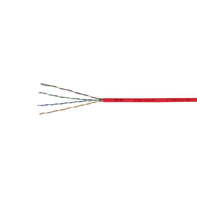 PGS-FL68-11ST341R1 CABLE 8COND 28AWG RED 1000'