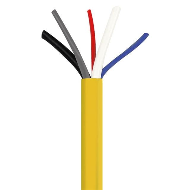 BW-L5ERG6F-500 CABLE 8COND 24AWG YELLOW 500'
