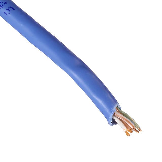 TE520P-BLRB CABLE CAT5E 8CON 24AWG BLU 1000'