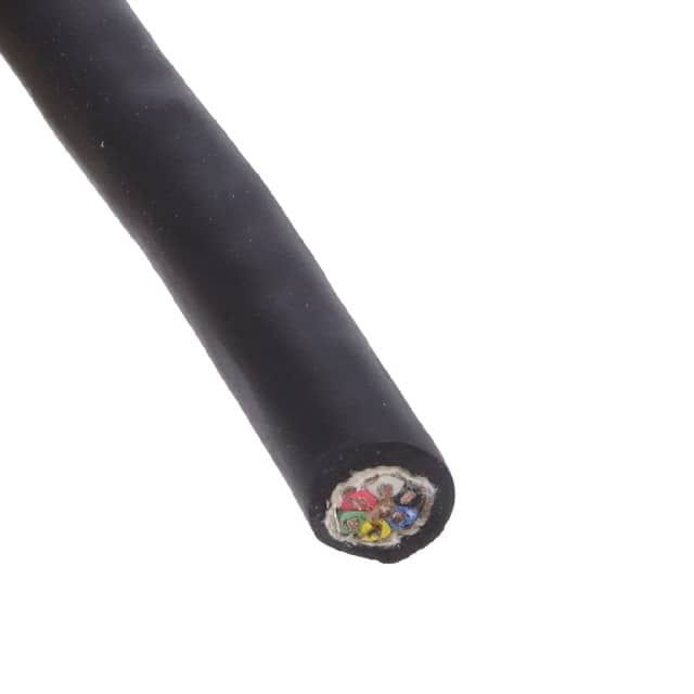 1454 BK001 CABLE 6COND 18AWG BLK SHLD 1000'