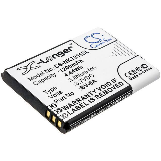 BV-6A BATTERY Replacement for Nokia BV-6A Batt