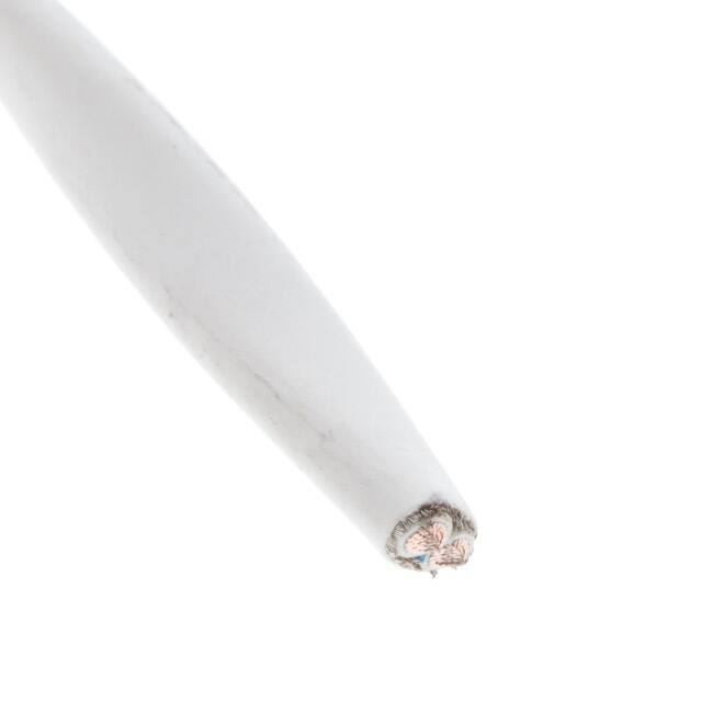 44AM1121-12-9/96-9CS2275 CABLE 2CON 12AWG WHT SHLD FEET