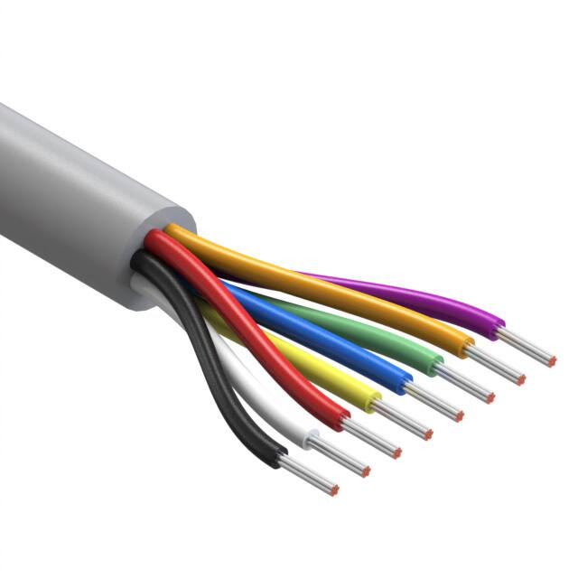 30-00521 CABLE 8COND 24AWG GRAY 500'