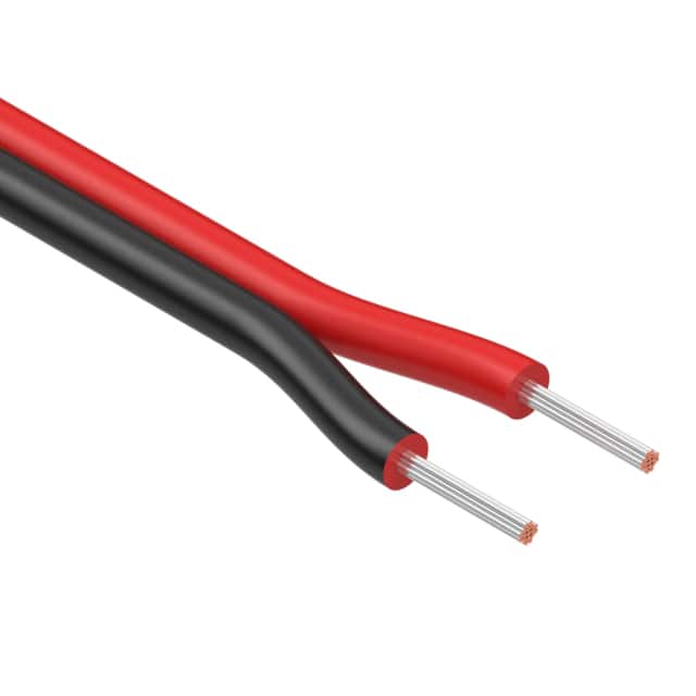 30-00801 CABLE 2COND 22AWG BLK/RED 502'