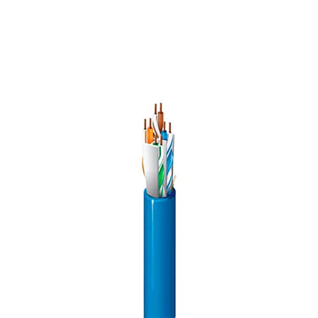 10GX12 0061000 CABLE CAT6A 8CON 23AWG BLU 1000'