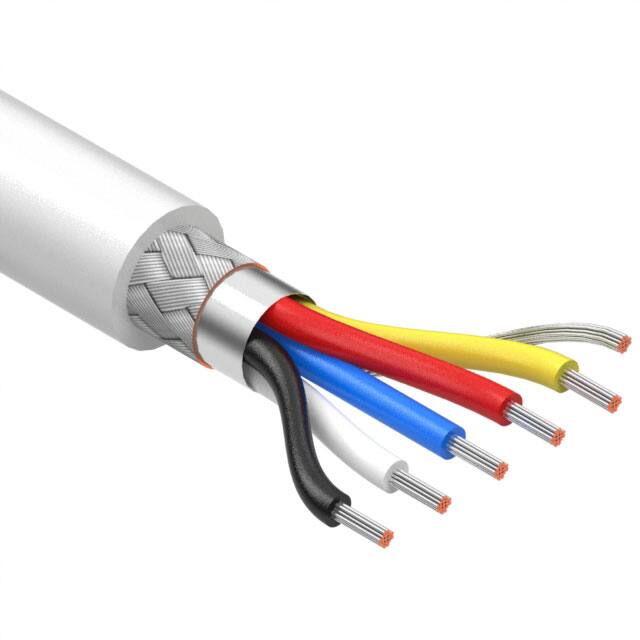 30-01042 CABLE 5CON 22AWG WHT SHLD 502'