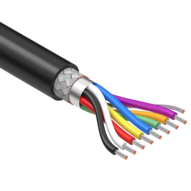 30-01073 CABLE 8COND 18AWG BLK SHLD 502'