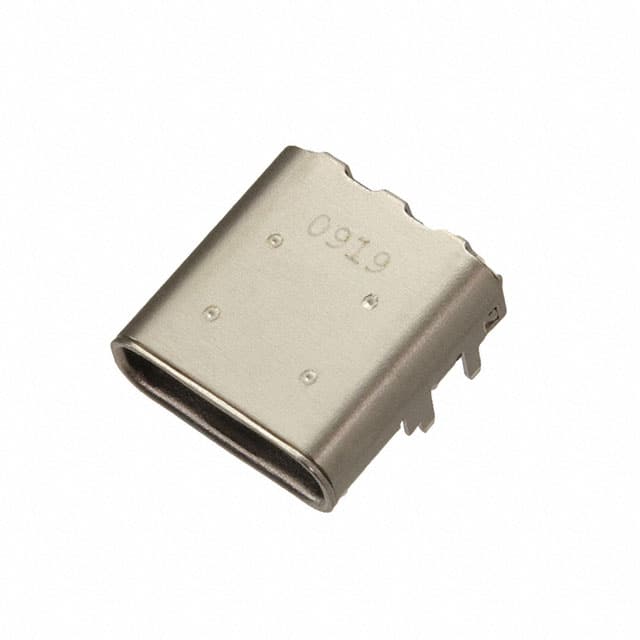 12401899E412A USB TYPE C, RECEPTACLE, TOP MOUN