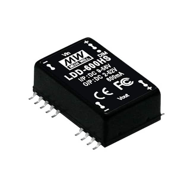 LDD-600HS LED DRIVER CC BUCK 2-52V 600MA