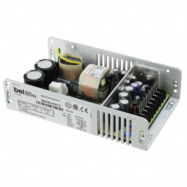 MAP80-4001G AC/DC CNVRTR 5V 24V -12V 12V 80W