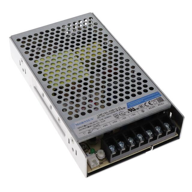 LMF150-23B12-Q The Morning Star Industrial LMF150-23B12-Q is a 150W AC/DC converter with a 12V output. It features an enclosed, conformal coated design suitable for chassis mounting.