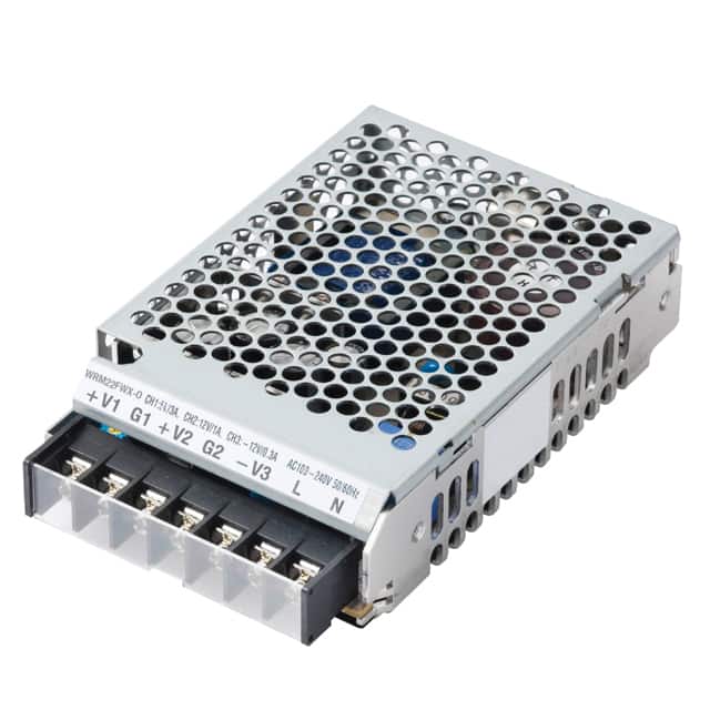WRT22FWX-O AC-DC, DUAL OUTPUT, +12VDC@1.3A